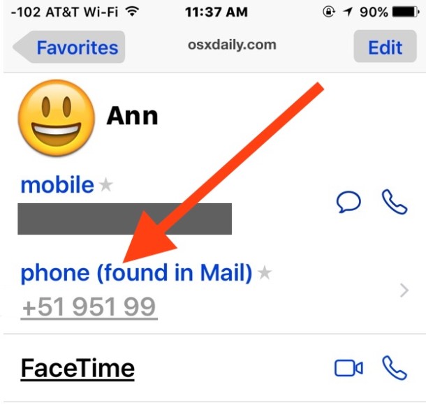 How to Disable Contacts found in Mail in iOS