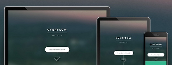 Overflow - адаптивный шаблон сайта на HTML5
