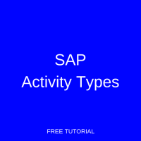 SAP Activity Type