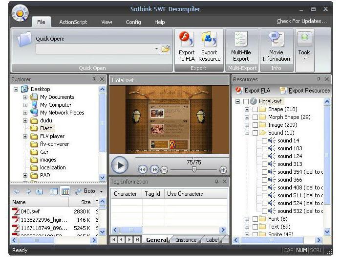 редактор swf 