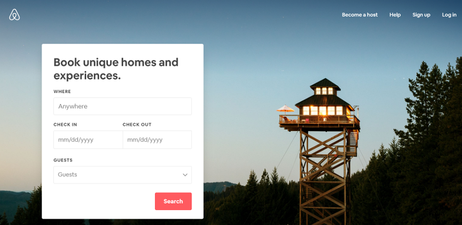 Airbnb - Booking From Based on Where You Are