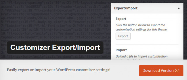 Упрощаем настройку темы WordPress: Демо контент, импорт данных, настройка виджетов