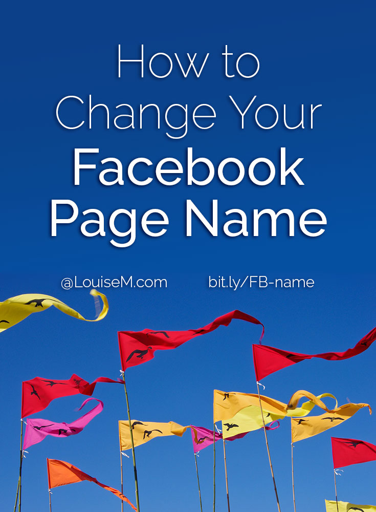 change your Facebook Page name Pin image