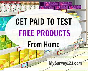 Get paid to test products at home and earn money! You can get earn extra money (cash via paypal or check, or gift cards) for trying and review new products at home!
