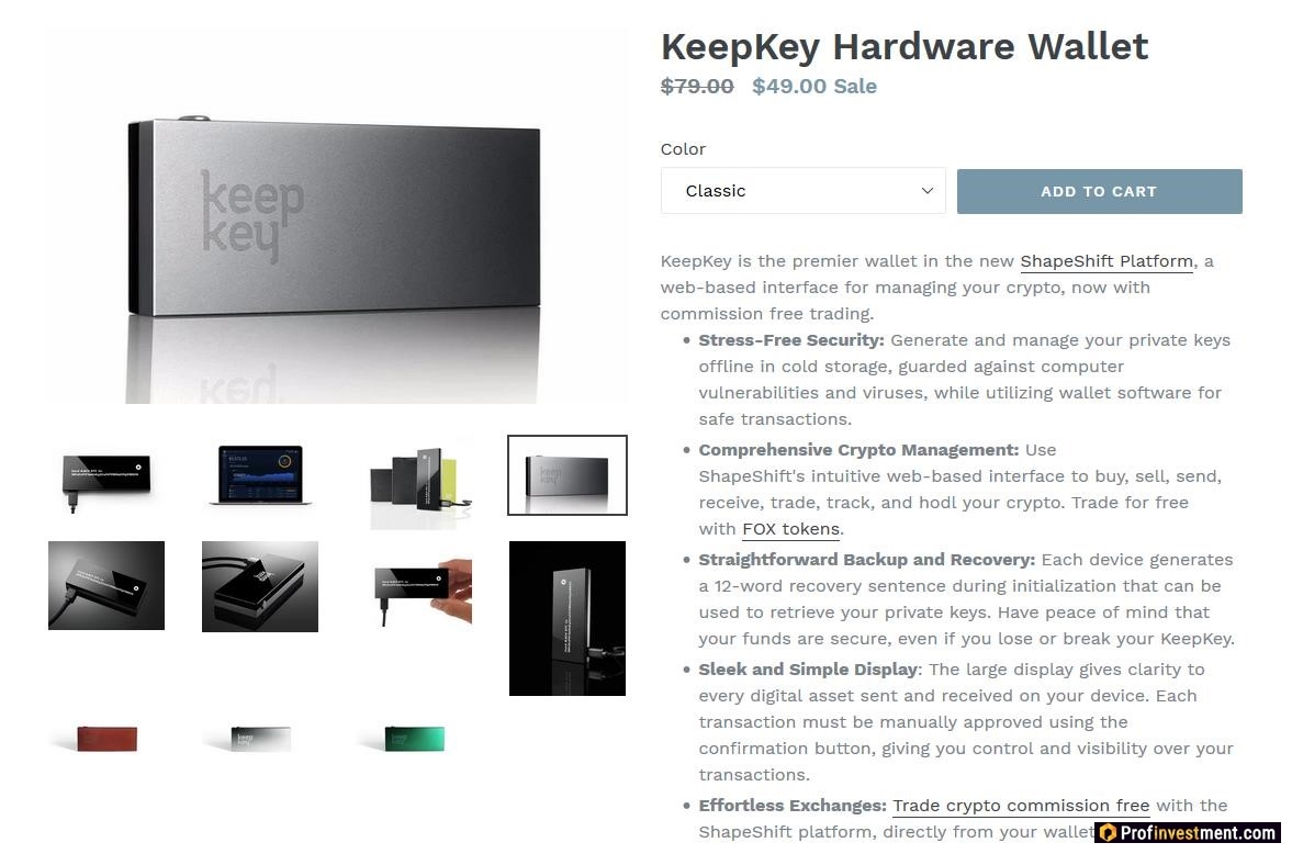 аппаратный кошелек keepkey