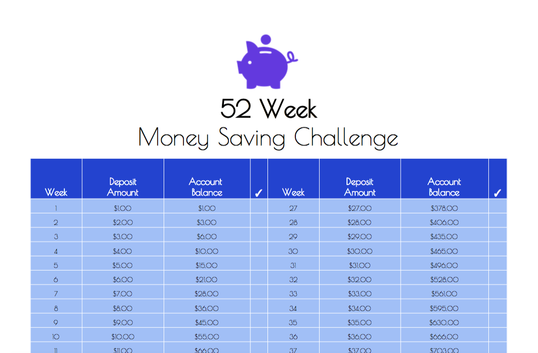 52 Week Money Challenge Image