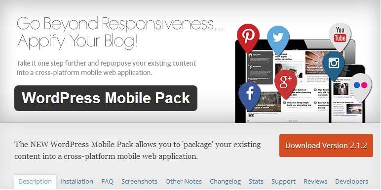 WordPress Mobile Pack