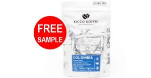 free kicco koffie coffee sample