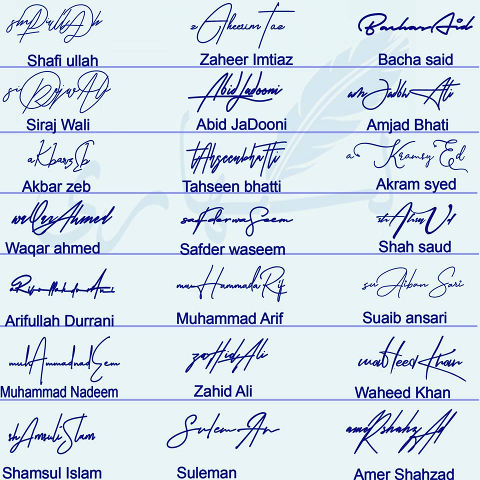 handwritten signature ideas