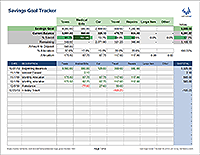 Savings Goal Tracker for Excel